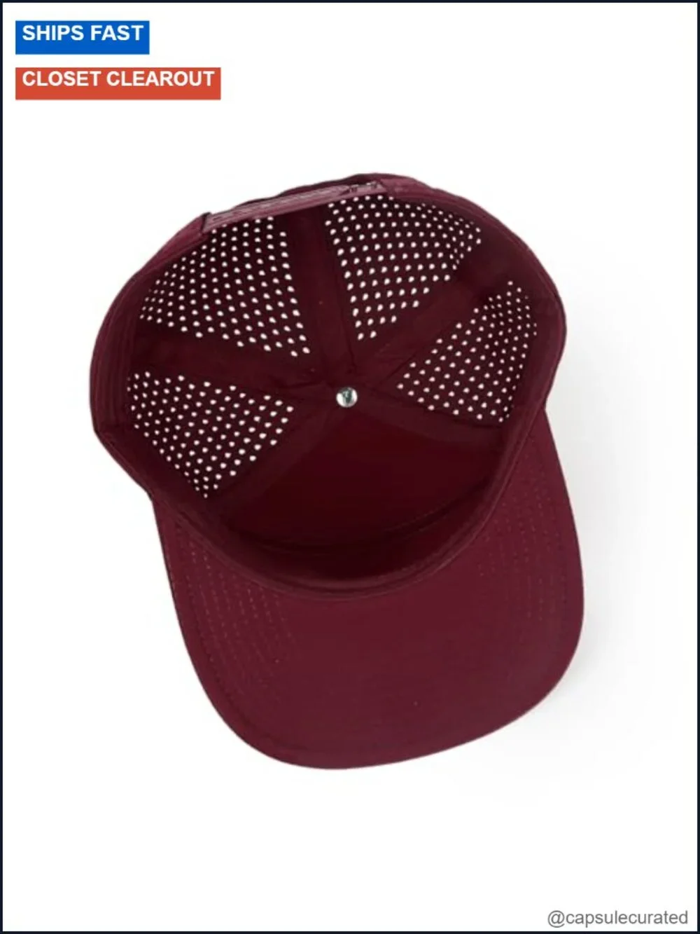 Quick Dry Baseball Cap Flat Brim Snapback Golf Hat 7 Panel Trucker